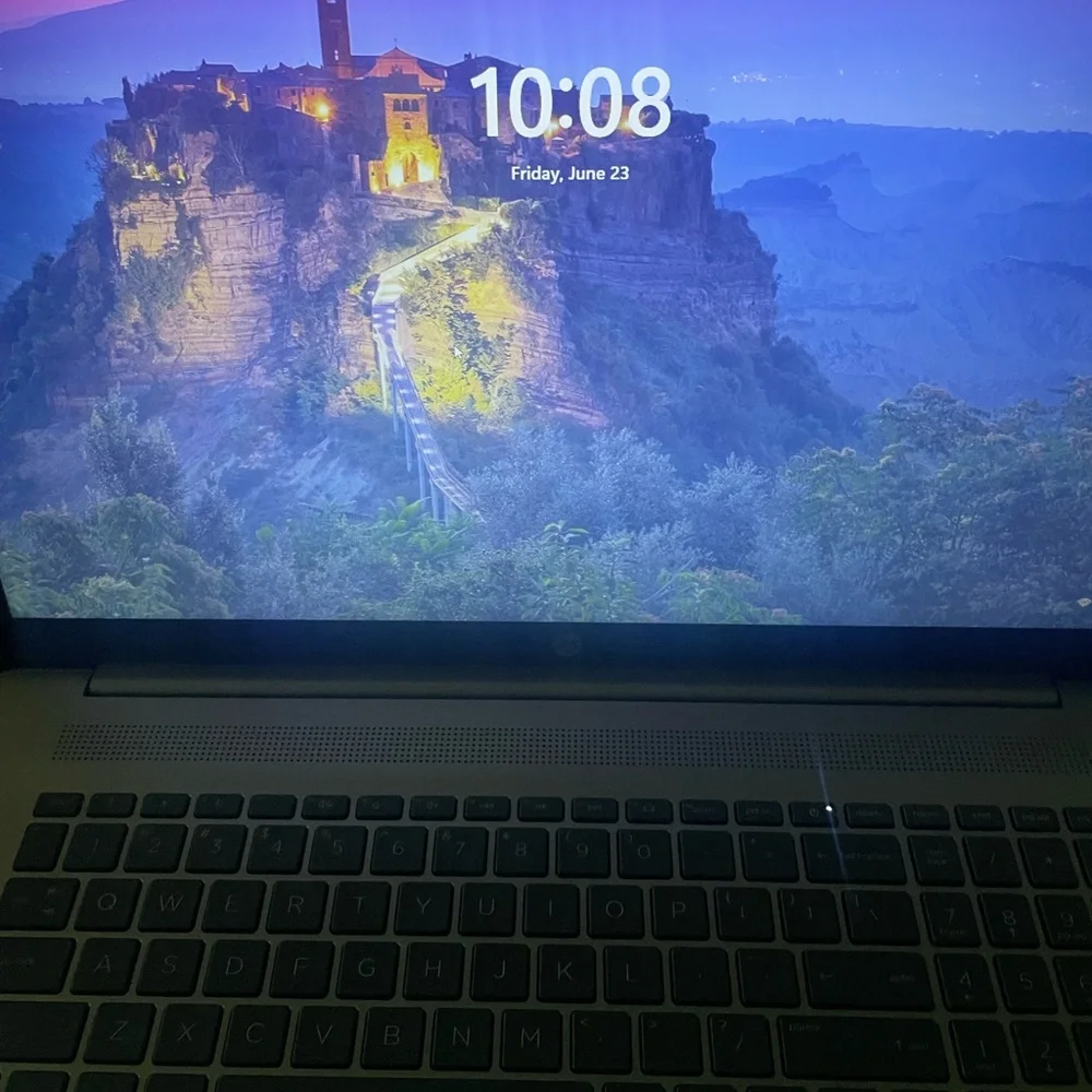 Sleek Black Laptop for Home Office